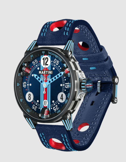 Replica BRM Watch Martini Racing V6-44-SA Checkered Martini Racing Replica BRM Watch Martini Racing V6-44-SA Checkered Martini Racing